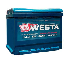 Акумулятор автомобільний Westa 6CT-74 А (0)