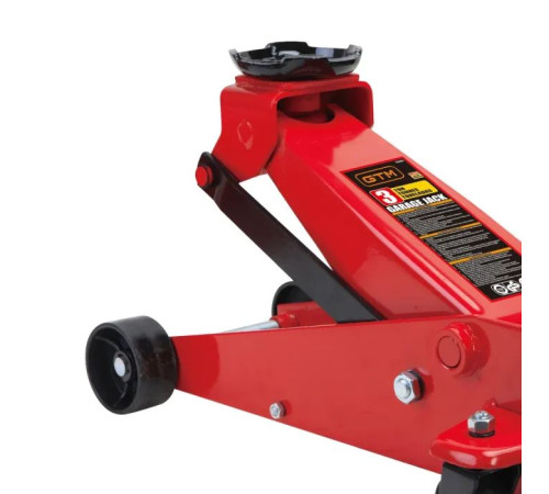 Домкрат GTM подкатной 3,5т (145-500мм) педаль подъема (T83502)