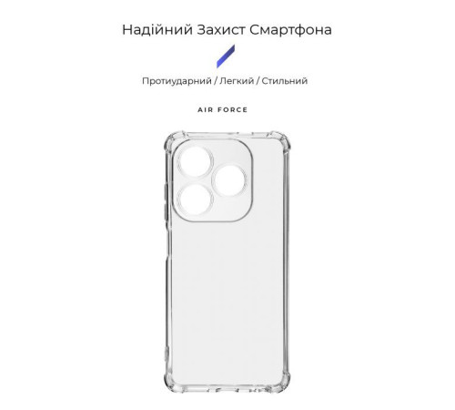 Чохол до мобільного телефона Armorstandart Air Force Tecno Spark 20 (KJ5n) Camera cover Transparent (ARM77679)