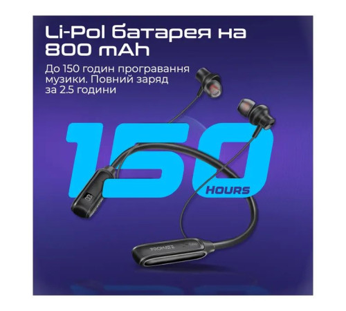 Навушники Promate Leap Black (leap.black)