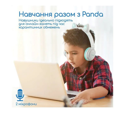 Наушники Promate Panda Aqua (panda.aqua)