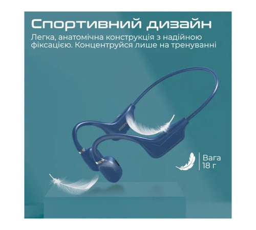 Навушники Promate Ripple Blue (ripple.blue)