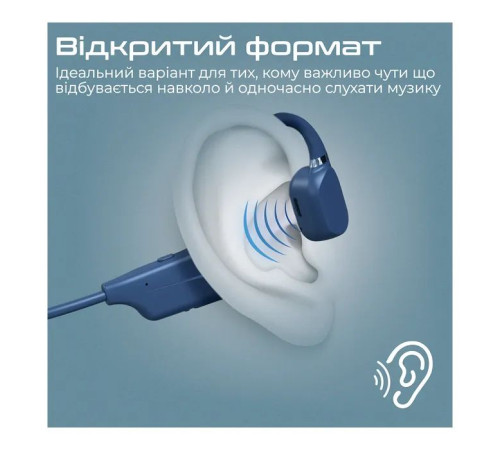 Навушники Promate Ripple Blue (ripple.blue)