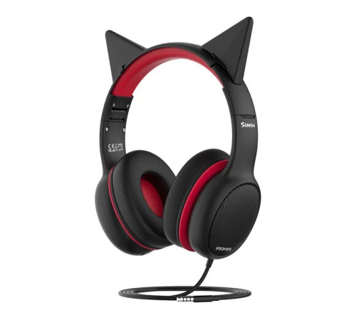 Наушники Promate Simba Onyx (simba.onyx)