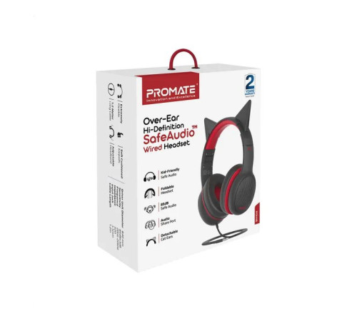 Наушники Promate Simba Onyx (simba.onyx)