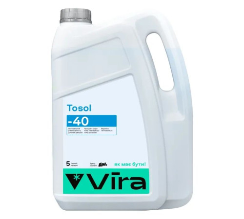 Тосол VIRA -40 °C синя 5 кг (VI0012)