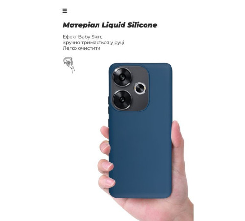 Чохол до мобільного телефона Armorstandart ICON Xiaomi Poco F6 Dark Blue (ARM73513)