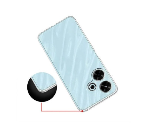 Чохол до мобільного телефона BeCover Xiaomi Redmi 13 Transparancy (711547)