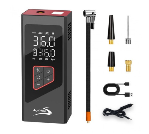 Автомобільний компресор Aspiring Storm 3 Powerbank 90W 30л