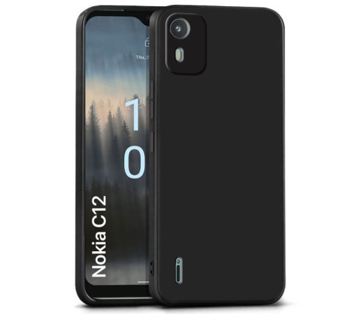 Чохол до мобільного телефона BeCover Nokia C12 Black (711777)