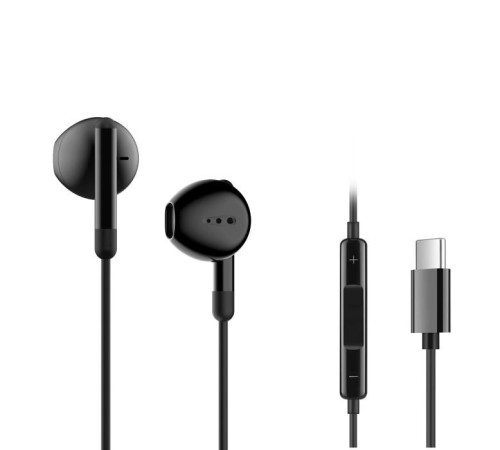 Навушники Ergo VM-730 Type-C Earphones Black (VM-730K)