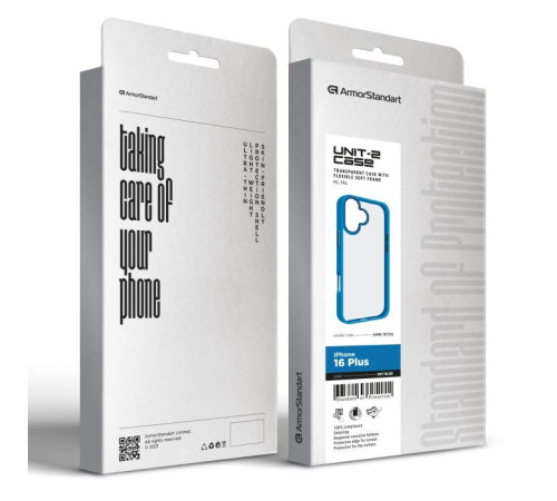 Чохол до мобільного телефона Armorstandart UNIT2 Apple iPhone 16 Plus Sky Blue (ARM78753)