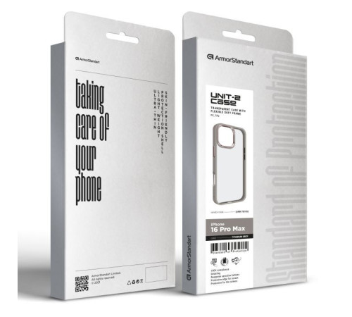 Чохол до мобільного телефона Armorstandart UNIT2 Apple iPhone 16 Pro Max Titanium Grey (ARM78769)