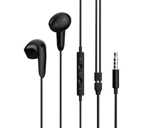 Навушники ColorWay 3.5 mm Wired Earphone Sound Wave Black (CW-WD04BK)