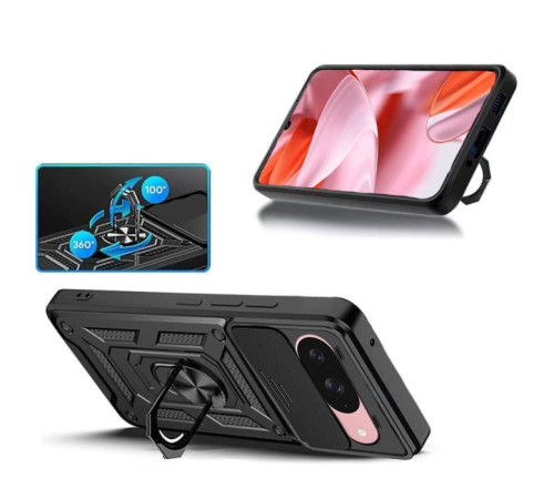 Чохол до мобільного телефона BeCover Military Google Pixel 9 Black (712184)