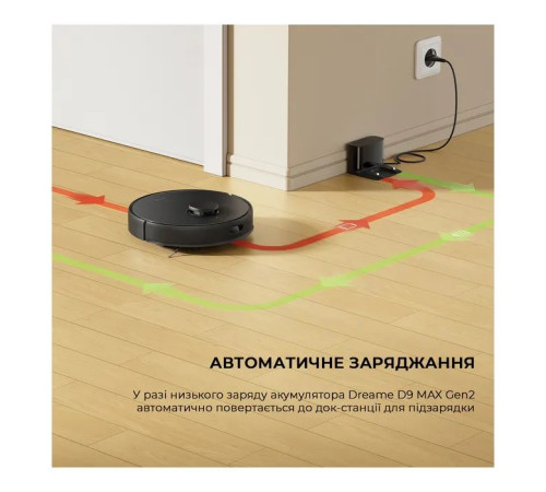 Пилосос Dreame D9 Max Gen2-BLK (RLD34GA-Bl)