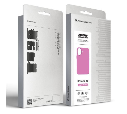 Чохол до мобільного телефона Armorstandart ICON2 MagSafe Apple iPhone 16 Light Purple (ARM80182)