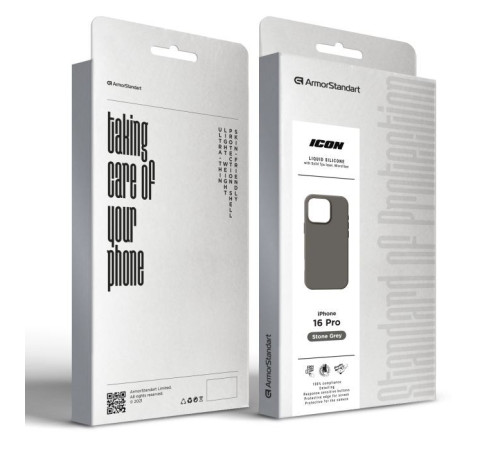 Чохол до мобільного телефона Armorstandart ICON2 Case Apple iPhone 16 Pro Stone Grey (ARM81301)