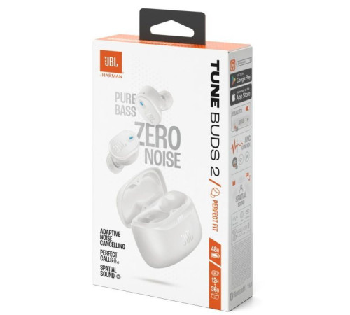 Навушники JBL Tune Buds 2 White (JBLTBUDS2WHT)