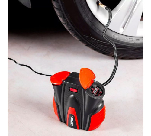Автомобільний компресор AMiO LED 12V ACOMP-16 (02641)