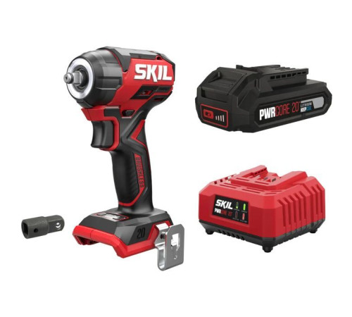 Гайковерт Skil акумуляторний безщітковий ударний 3265 CA Compact , 2.5Ah (SD1E3265CA+BC1E3110AA)