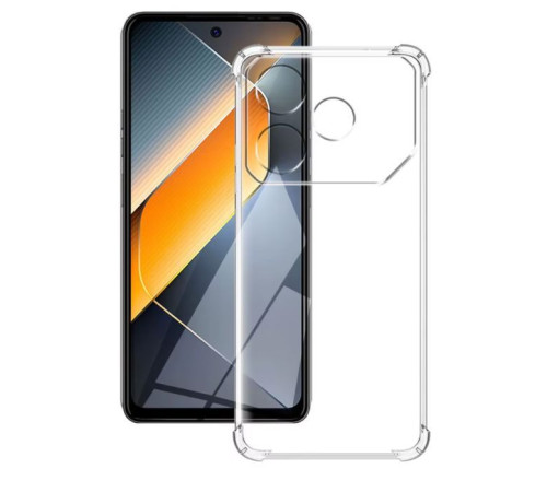 Чохол до мобільного телефона BeCover Anti-Shock Tecno POVA 6 Neo (LI6) Clear (712785)