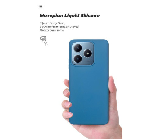 Чохол до мобільного телефона Armorstandart ICON Realme C63 4G / C61 4G / Note 60 4G Blue (ARM83025)