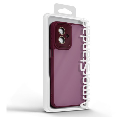 Чохол до мобільного телефона Armorstandart ShadeX Motorola G55 5G Wine Red (ARM83389)