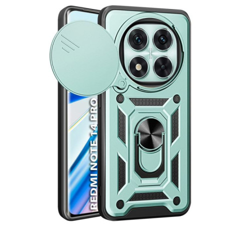 Чохол до мобільного телефона BeCover Military Xiaomi Redmi Note 14 Pro 5G Dark Green (712870)