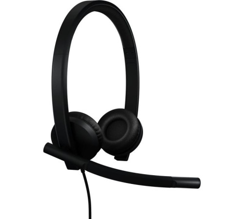 Навушники Logitech H570e Corded for Business Stereo Teams USB-A Black (981-001430)