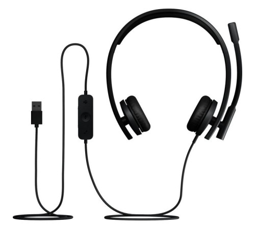 Навушники Logitech H570e Corded for Business Stereo Teams USB-A Black (981-001430)