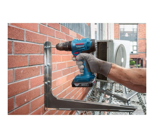 Шуруповерт Bosch GSB 183-LI 18V, 1х2Ah, 21-56Нм, 374-1815 об/хв, кейс, 1.2кг (0.601.9K9.101)