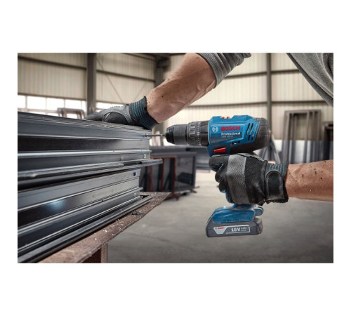 Шуруповерт Bosch GSB 183-LI 18V, 1х2Ah, 21-56Нм, 374-1815 об/хв, кейс, 1.2кг (0.601.9K9.101)