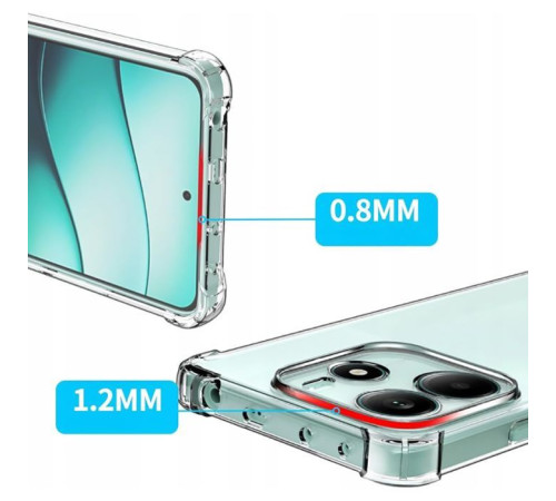 Чохол до мобільного телефона BeCover Anti-Shock Xiaomi Redmi Note 14 4G Clear (713035)