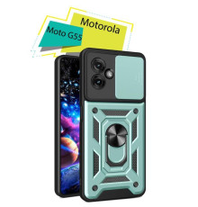 Чохол до мобільного телефона BeCover Military Motorola Moto G55 Dark Green (713058)