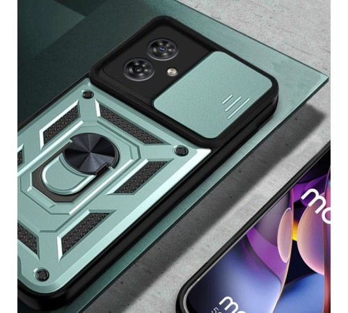 Чохол до мобільного телефона BeCover Military Motorola Moto G55 Dark Green (713058)