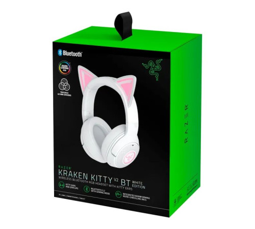 Навушники Razer Kraken Kitty V2 Bluetooth White (RZ04-04860600-R3M1)