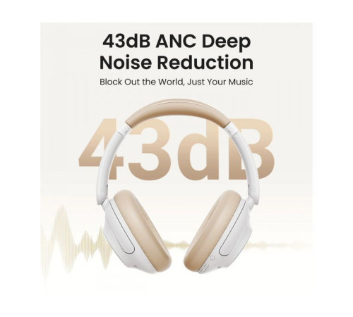 Навушники Ugreen HP202 HiTune Max5 Hybrid ANC White (15809)