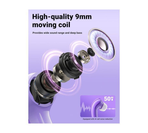 Навушники Acefast T9 Grape Purple (6974316282563)