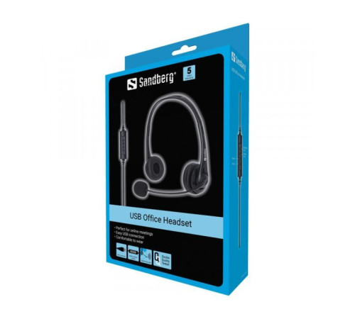 Навушники Sandberg Office USB Black (126-12)