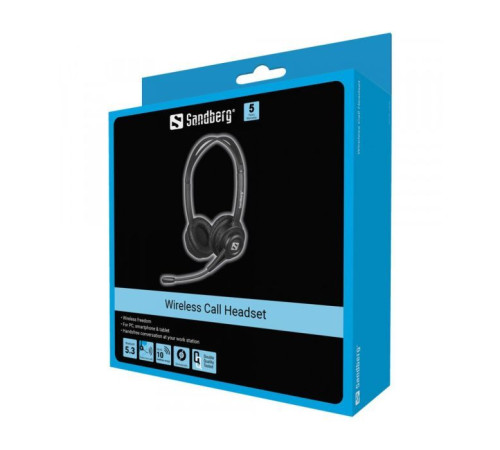 Навушники Sandberg Wireless Call Headset Bluetooth Black (126-43)