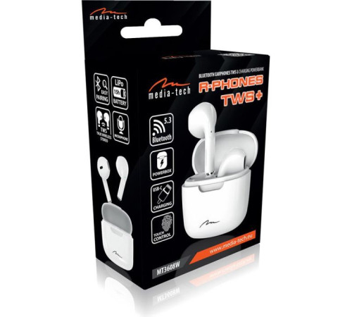 Навушники Media-Tech R-Phones White (MT3608W)