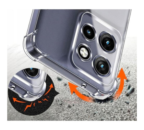 Чохол до мобільного телефона BeCover Anti-Shock Motorola Edge 50 Neo Clear (713150)