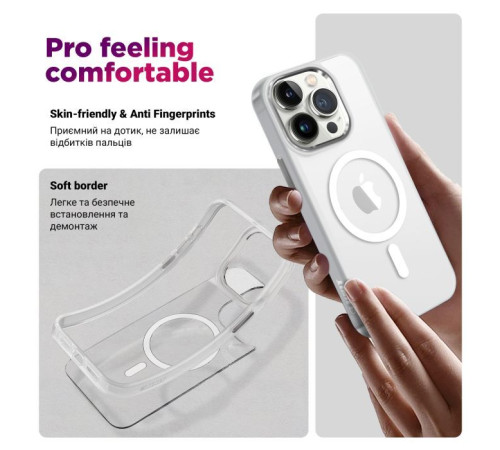 Чохол до мобільного телефона Armorstandart Unit MagSafe Apple iPhone 16e Matte Clear (ARM83877)