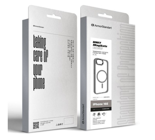 Чохол до мобільного телефона Armorstandart Unit MagSafe Apple iPhone 16e Titanium Grey (ARM83876)