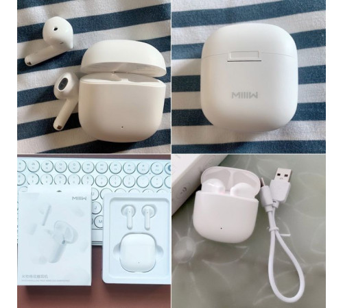 Навушники Xiaomi TWS MiiiW TWS Wireless Earbuds Marshmallow White (MWTW03)