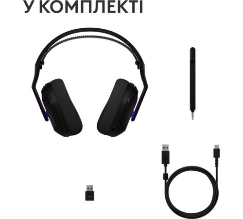 Навушники Logitech G522 Lightspeed Wireless Gaming Headset Black (981-001544)