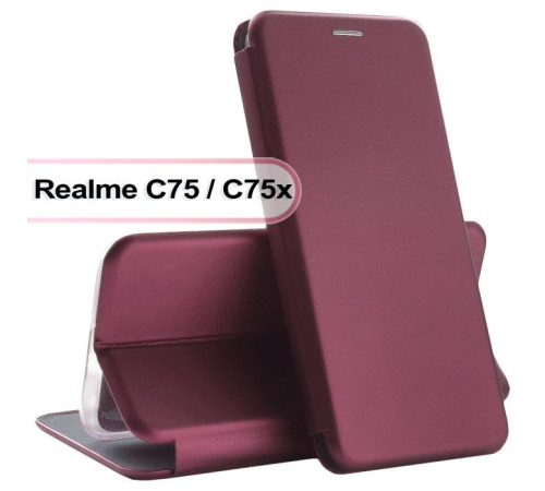 Чохол до мобільного телефона BeCover Exclusive Realme C75 / C75x Red Wine (713512)