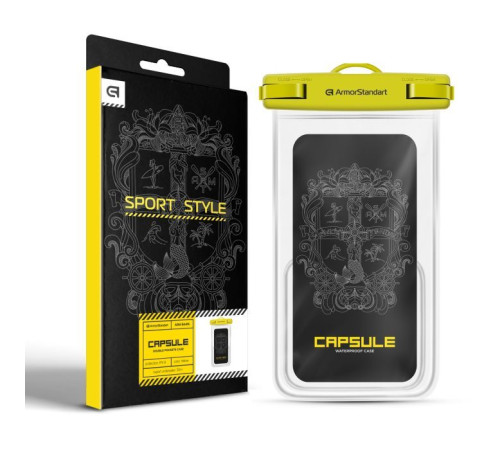 Чохол до мобільного телефона Armorstandart Waterproof Сapsule Double Pockets Yellow (ARM84416)