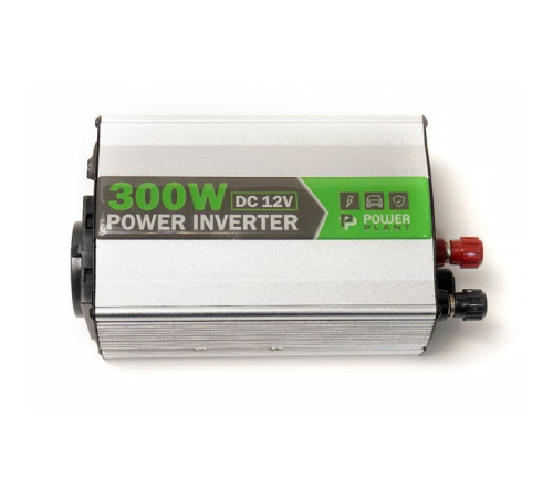 Автомобільний інвертор 12V/220V 300W, USB 5V 1A, HYM300-122 PowerPlant (KD00MS0001)